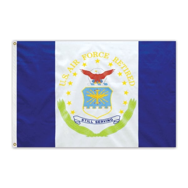US Air Force Retired Outdoor E Poly Flag 3'x4'
